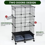 Topika Large Bird Cage With Wheels and Slide-Out Trays, 116CM Tall