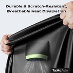 TopikaAuto - 4 Sizes Motorcycle Cover Waterproof Outdoor Heavy Duty 210D PU