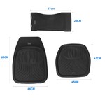 Topika - 5 - piece Rubber Car Floor Mats, Universal Fit for Sedan, SUV, Truck