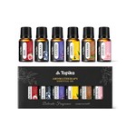 Topika - Essential Oils Set, 6 Piece Water-Soluble Fragrance Oils, 10ml