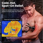 Topika - Mini Thermacool Massage Gun with Heat & Cool Therapy, Portable
