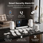 Topika - Smart Home Security Alarm System Full Kit With WiFi & GSM Alerts