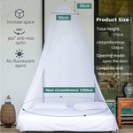 TopikaKids - Hanging Mosquito Net for Bed, Hooks&Nails, Large Bed Canopy