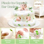 Topika Inflatable Support Chair, Anti-Fall, Hold Baby Bottle,Squeezable Toy