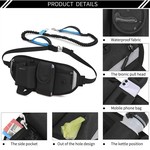 Topika Hands Free Dog Leash with Zipper Pouch & Adjustable Waist Belt