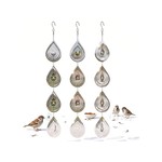 Topika Stainless Steel Teardrop Reflective Bird Deterrent Set