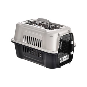 TopikaPet- Top-Load Hard-Sided Dogs, Cats Pet Travel Carrier with Iron Door