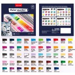 ZEYAR - 48-Colour Oil-Based Paint Marker Pen Set, 0.7mm Extra Fine Tip
