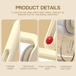 Topika Pet Hair Remover,16cm Wide Foldable Lint Roller Brush