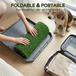 Topika Dog Grass Pad with Tray, Indoor Dog Toilet for Potty Training
