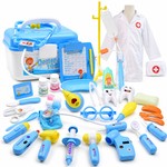 Topika Kids Doctor Kit for Dress-Up, Pretend Clinic Play 35 Pieces