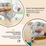 Topika Dog Toys Squeaky Plush Toy, Stuffed Animal for Large Dogs