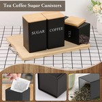 Topika - Bread Box Set With Butter Dish, Tea Canister & Free Butter Scraper