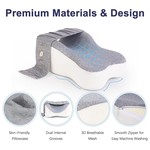 Topika Knee Pillow for Side Sleepers, Memory Foam Leg Pillow for Comfort