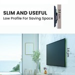Topika - Low Profile Tilting TV Wall Mount for 26-80" TVs, 3.6cm Slim Fit