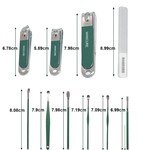 Topika - Nail Clippers Set, 10pcs Stainless Steel Large Nail Clippers Kit