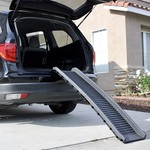 Topika Dog Ramp for Car, Foldable, Non-Slip, Portable for M/L Dog Size