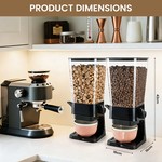Topika Grain Dispenser Countertop 2 Pcs 5.5L Multifunction Dry food Storage