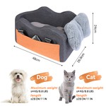 Dogs Car Seat Booster Covers for Cats and Puppy, Pet Car Safety Seat