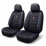 TopikaAuto - Universal Car Seat Cover Front & Full Set Waterproof Leather