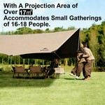 Naturehike - Camping Outdoor Canopy Camping Shade Canopy Waterproof Tarp