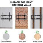Topika - Low Profile Tilting TV Wall Mount for 26-80" TVs, 3.6cm Slim Fit
