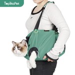 Topika - L size Cat Travel Bag, Cat Carrier Bag Portable Carrier with Strap