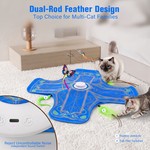 Topika Cat Toys for Indoor Cats, Touch Activated Kitten Toy