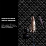 Self-Adhesive Sound Proof Foam Panels, 50x50x5cm, 6/12pack