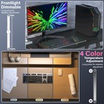 Topika RGB Monitor Light Bar - Dual Light Source Desk Lamp for PC & Gaming