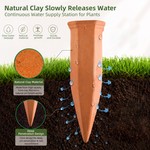 Topika - Self Watering Spikes 10 Pcs Ceramic Plant Watering Spike Drippers