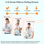 Baby Carrier Ergonomic Infant Carrier with Hip Seat