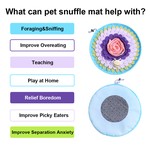 Topika Snuffle Mat for Dogs, Adjustable Slow Feeder for Mental Stimulation