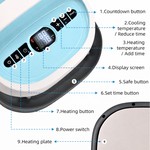Topika Mini Heat Press Machine 21x24CM Heat Press Machine For T-Shirts HTV