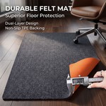 Topika Office Chair Mat Anti-Slip for Hardwood , Tile Floors Odour-Free Eco