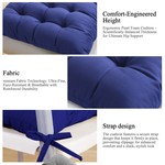 Topika Premium Pearl Cotton Patio Seat Cushion - Fluffy Non-Slip Chair Pad