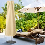 Topika Patio Umbrella Cover Large Umbrella Cover 420D Waterproof Cover