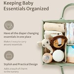 Topika Baby Diaper Caddy Bag Organizer, Portable Nursery Storage Basket