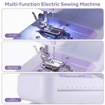 Topika 12-Stitch Mini Sewing Machine with 42pc Thread Kit for Beginners