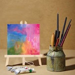 VSelect Acid-Free Cotton Canvas Panels for Painting - 30x30cm (5 Pack)