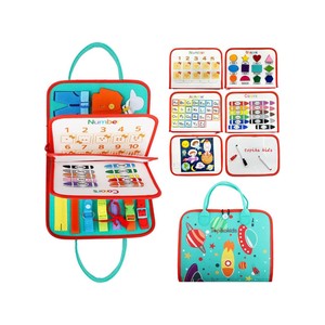 Topika Busy Board for Toddler's Basic Knowledge Learning Sensory Toy