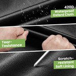 Topika 10-Layer Waterproof Car Cover, Car Rain Cover, Sunproof Dust Cover