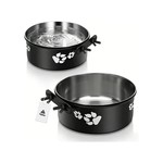 Topika Water Bowl for Dog Crate, No Spill Dog Water Bowl, 2pack