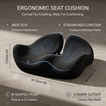 Topika Ergonomic Chair Cushion For Tailbone Pain Relief, Hemorrhoid Pillow