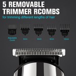 Topika Hair Trimmer Sets 6 In One Body, Groomer Beard & Hair Trimmer Sets