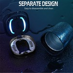 Topika Car Ashtray with Lid, Smokeless Ash Tray, Mini Car Trash Can