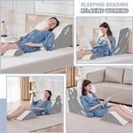 Topika - Bed Wedge Pillow Set for Adults Sleep Apnea & Post Surgery