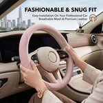 Topika - Steering Wheel Cover For Cars, Universal Car Steering Wheel Cover