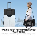 Topika Soft-Sided Pet Carrier Bag for Travel & Home Use, Cat Carrier