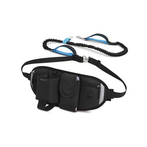 Topika Hands Free Dog Leash with Zipper Pouch & Adjustable Waist Belt